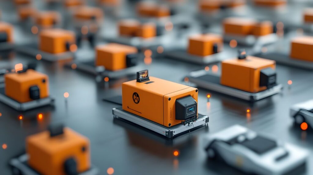 Digitale Logistikeinheit mit Scanmodul – Hightech-Lösung für automatisiertes Fahrerkarte auslesen und Echtzeit-Datenerfassung