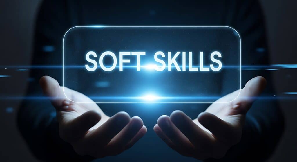 Leuchtendes Soft-Skills-Symbol in Händen | Escort Köln