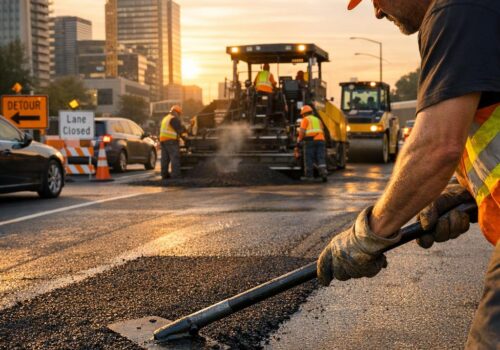 Wenn Baustellen zur Schachpartie werden: Effizienz im Straßenbau neu denken